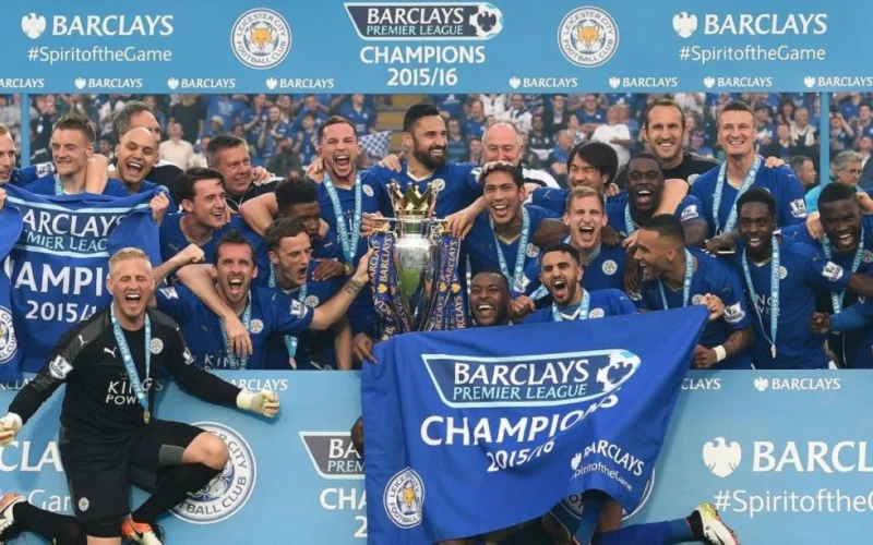 ليستر سيتي بطل الدوري الإنجليزي يواجه خطر الهبوط إلى دوري الدرجة الثالثة